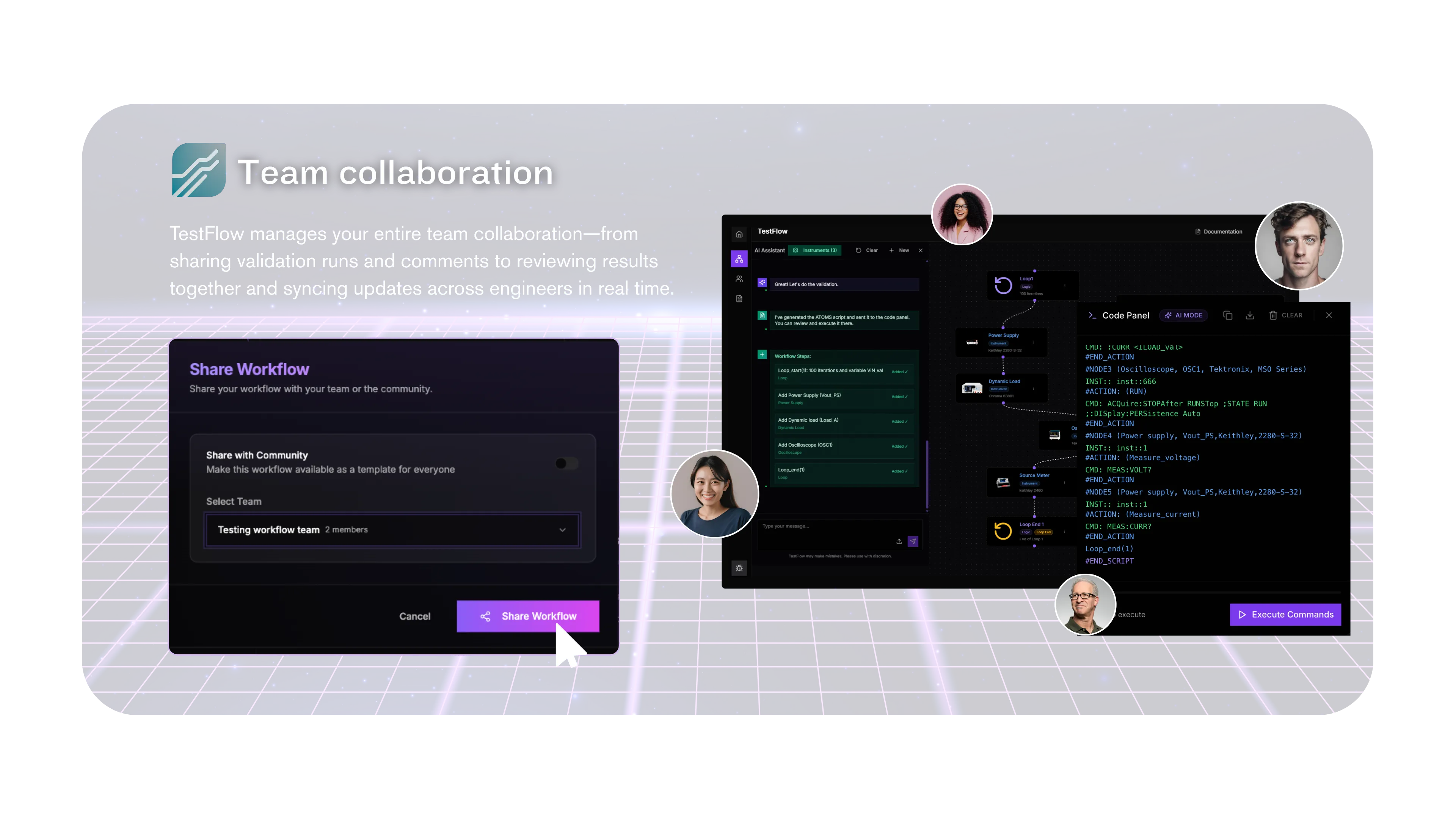 Team Collaboration Interface